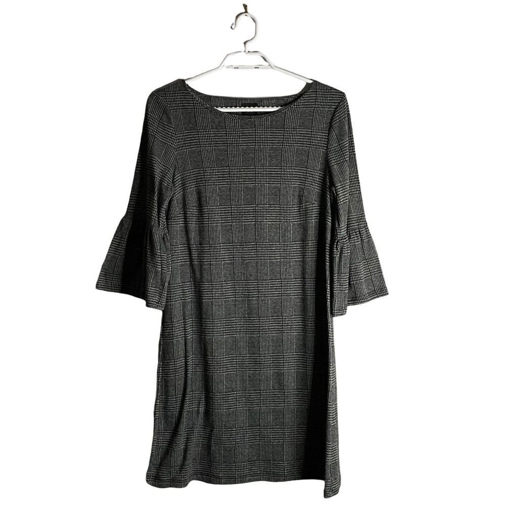Jules & Leopold Studio Women’s Patterned Bell Sleeve Mini Dress